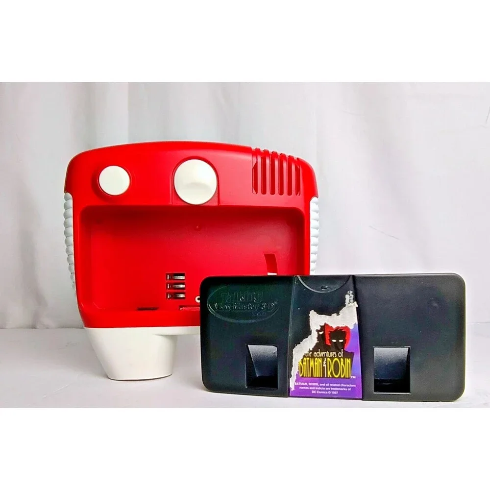 The Adventures of BATMAN and ROBIN TYCO Talking VIEW-MASTER - Viewer & Cartridge